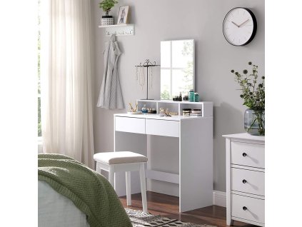 Schminktisch mit rechteckigem Spiegel RDT113W01 3