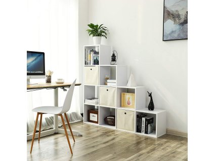 Stair Shaped Cube Organiser LBC10WTV1 3