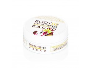 BODYBE CACAO BODY BUTTER Opaľovacie maslo SPF 25 s trblietavým efektom – Kakao (150 ml)