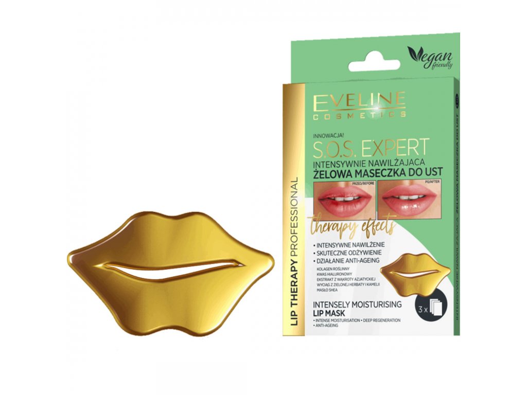 Eveline cosmetics Gold lift Gelová maska na rty 1