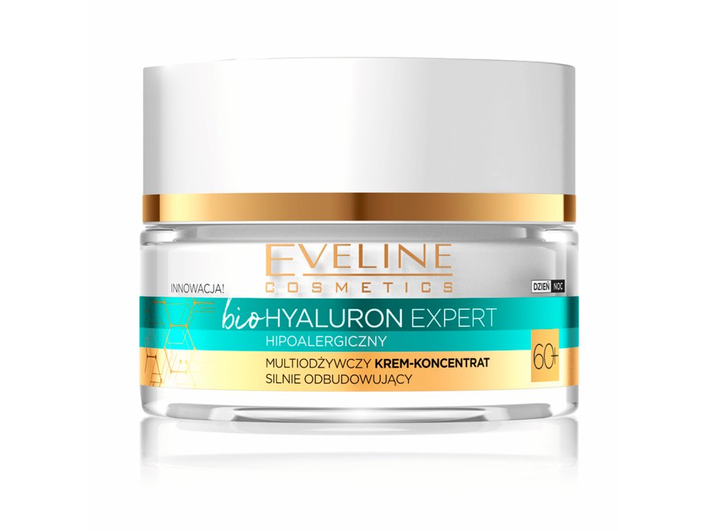 Eveline cosmetics bio Hyaluron Expert Pleťový krém 60+ | evelio.cz