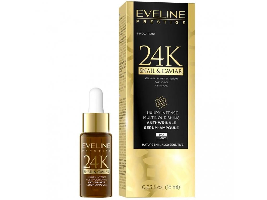Eveline cosmetics Prestige Luxusní multivýživné sérum-ampulka 18 ml | evelio.cz