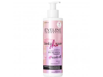 Eveline cosmetics insta skin care mycí gel pumpička