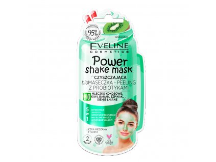 Eveline cosmetics Shake mask čistící s kiwi