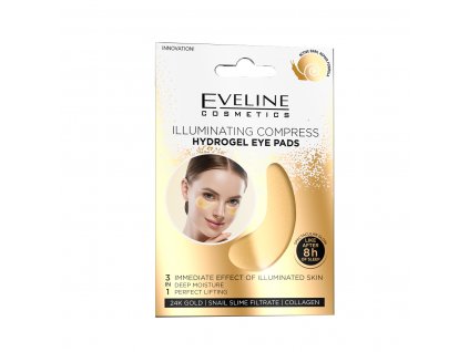 Eveline cosmetics Hydrogel eye pads Rozjasňující účinek 2 kusy | evelio.cz