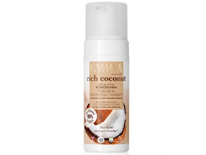 Eveline cosmetics Rich Coconut Jemná čistící pěna na tvář 150 ml | evelio.cz