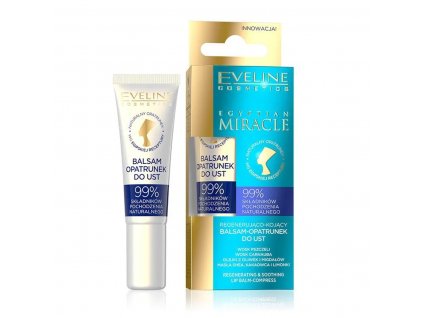 Eveline cosmetics Egyptian Miracle Regenerační a uklidňující balzám na rty 12 ml | evelio.cz