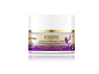 Eveline cosmetics PRO-RETINOL 100% BAKUCHIOL INTENSE Omlazující vypínací krém 50+ | evelio.cz
