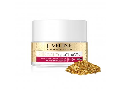 Eveline cosmetics Gold & Kolagen Liftingující peťový krém 60+ 50 ml | evelio.cz