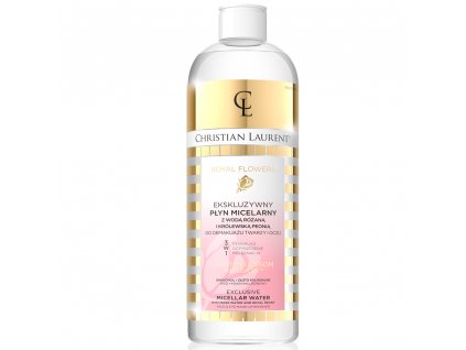 Eveline cosmetics Royal Flowers čisticí a odličovací micelární voda 3 v 1 Christian Laurent 500 ml | evelio.cz