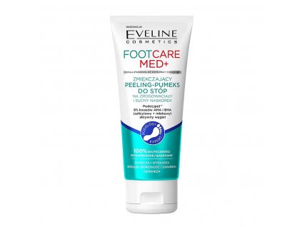 Eveline cosmetics FOOT CARE MED+ Změkčující peeling na nohy - pemza 100 ml | evelio.cz