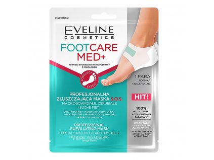 Eveline cosmetics FOOT CARE MED+ Profesionální exfoliační maska - 1 pár | evelio.cz