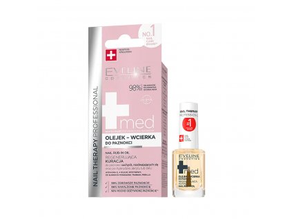 Eveline cosmetics Nail Therapy Olej na laky na nehty MED+ 12 ml | evelio.cz