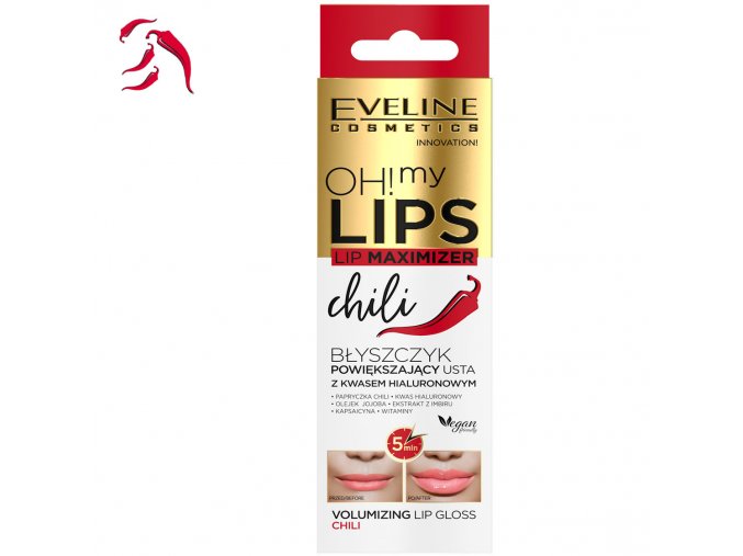 OH! My Lips Maximizer chilli Lesk na rty s účinkem zvětšení rtů | evelio.cz