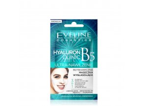 Eveline Cosmetics Hyaluron clinic hydratační pleťová maska | evelio.cz