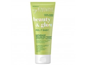 Eveline cosmetics Beauty & Glow přírodní enzymatický a mechanický peeling 2v1 75 ml | evelio.cz