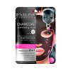 Eveline cosmetics CHARCOAL Textilní maska s uhlím 8v1 | evelio.cz