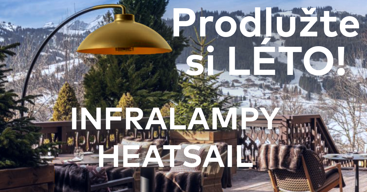 Prodlužte si léto s Infralampami Heatsail DOME