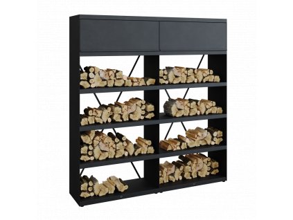 Wood Storage Black 200