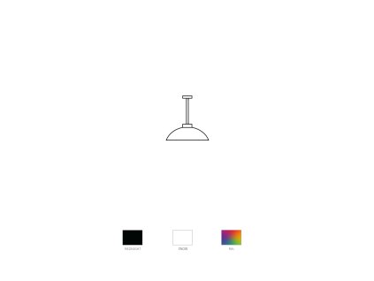 3955 dome pendant by heatsail cerna midnight