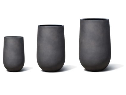 CURVO SET 1 ø 34 x 60 cm ø 44 x 80 cm ø 57 x 90 cm barva pietra