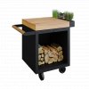 Mise en Place Table Black 65 Pro Teak Wood