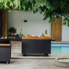 sb furnitures mise en place table 135 pro teak wood black 03