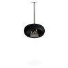 DOME SKY Black (Barva a délka závěsu Rose Gold 140 cm, Kartuš Nerez)