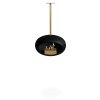DOME SKY Black (Barva a délka závěsu Rose Gold 140 cm, Kartuš Nerez)