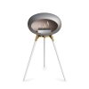 DOME GROUND HIGH Nickel (Barva trojnožky Mocca, Kartuš Rose Gold, Nožičky Tmavý dub)