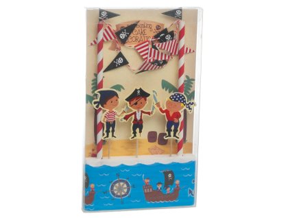 rex pirate fun cake bunting set 01