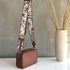 Kožená kabelka CROMIA Perla 2009 hnedá crossbody