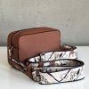 Kožená kabelka CROMIA Perla 2009 hnedá crossbody