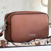 Kožená kabelka CROMIA Perla 2009 hnedá crossbody