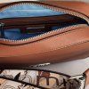 Kožená kabelka CROMIA Perla 2009 hnedá crossbody