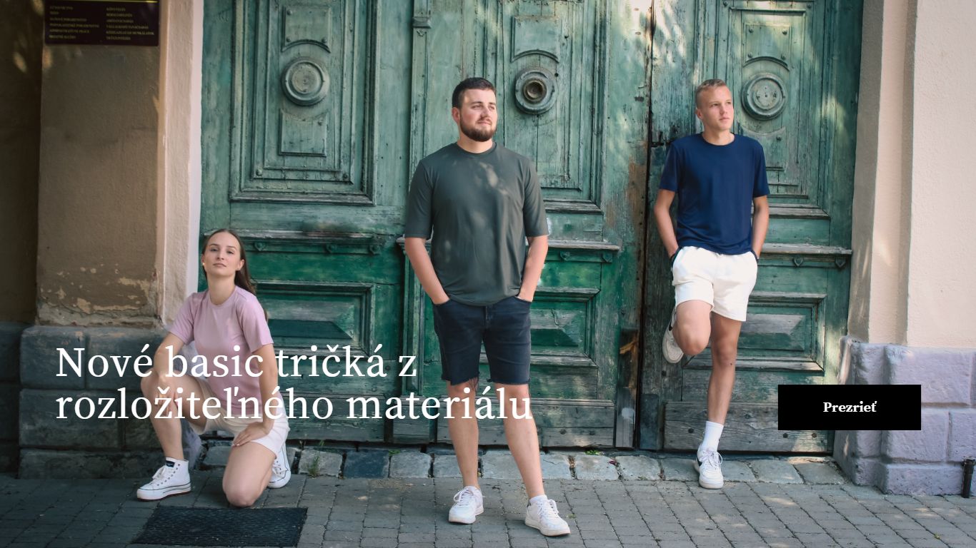 Basic tričká pre ženy aj pánov