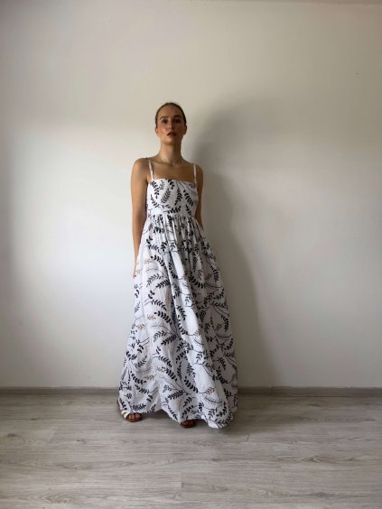 Madeirové boho letné šaty