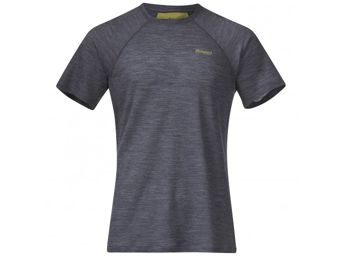 bergans floyen wool m tee 21a bga 8638 solid dark grey 1