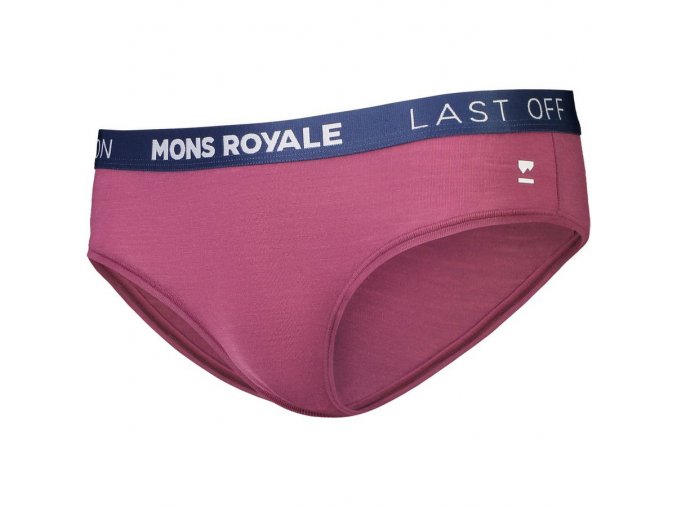 MONS ROYALE.22J merino kalhotky FOLO BRIEF berry velikost XL