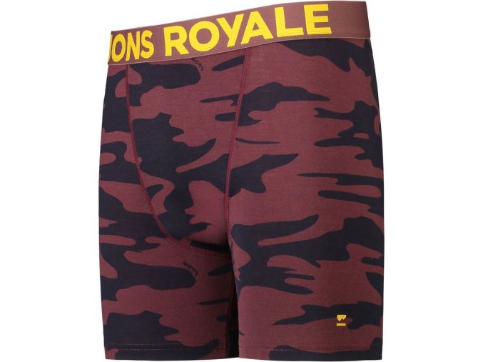 MONS ROYALE.22J merino boxerky HOLD 'EM BOXER chocolate camo