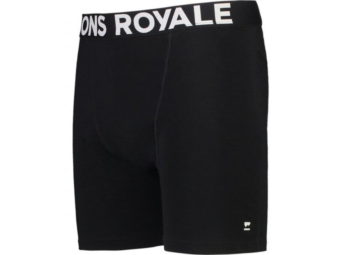 MONS ROYALE pánské merino trenky HOLD 'EM BOXER black