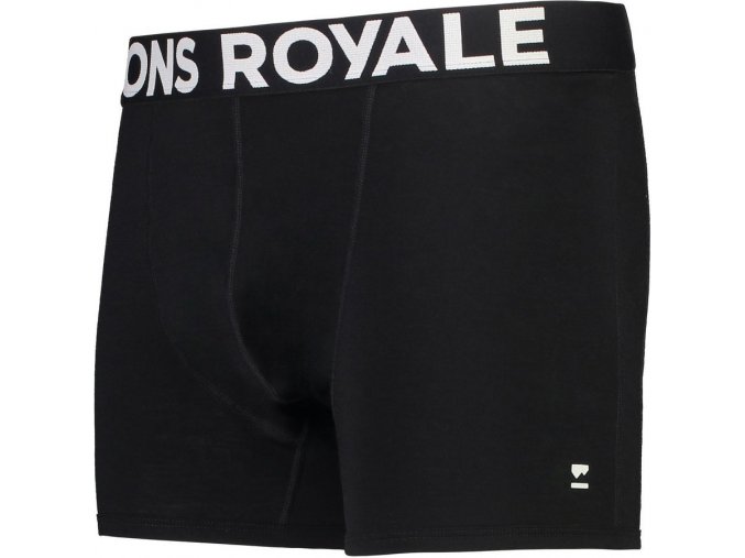 MONS ROYALE merino trenky HOLD 'EM SHORTY BOXER black