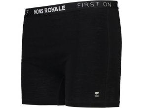 MONS ROYALE merino kalhotky HANNAH HOT PANT black