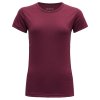 Devold Breeze Woman T-Shirt Beetroot merino triko krátký rukáv dámské