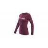 SENSOR MERINO AIR PT HILLS DÁMSKÉ TRIKO DL.RUKÁV PORT RED velikost S