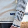 Bergans Alvdal Wool Jumper Man Vanilla White / Solid Dark Grey pánský merino svetr