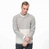 Bergans Alvdal Wool Jumper Man Vanilla White / Solid Dark Grey pánský merino svetr