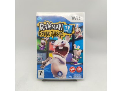 stav a rayman raving rabbids tv party kompletni wii