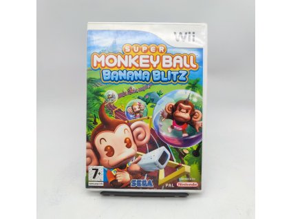 stav b super monkey ball banana blitz kompletni wii