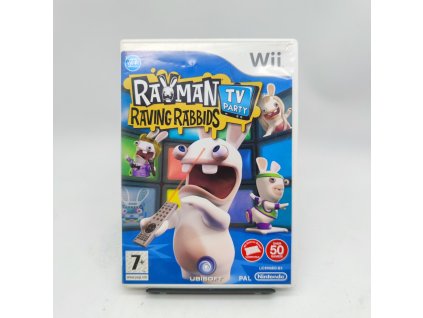 stav b rayman raving rabbids tv party kompletni wii